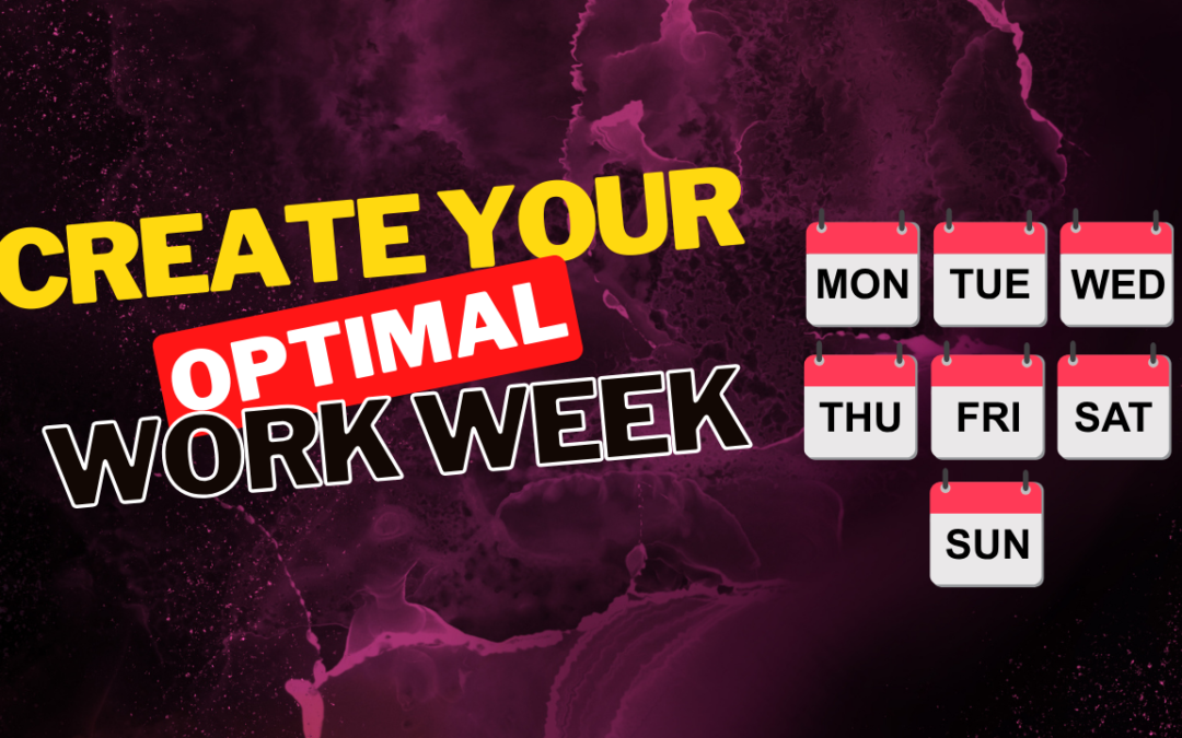 Controlling Your Time Using The Optimal Week